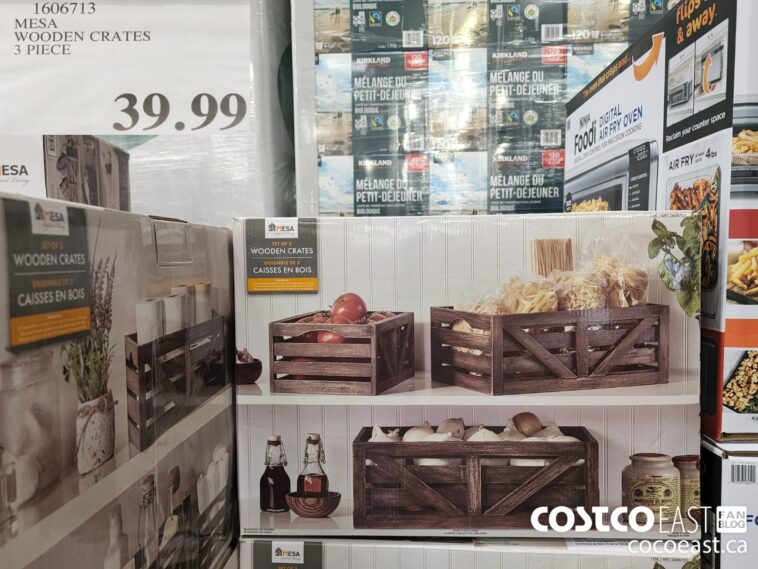 1606713 MESA WOODEN CRATES 3 PIECE 39 99 Costco East Fan Blog