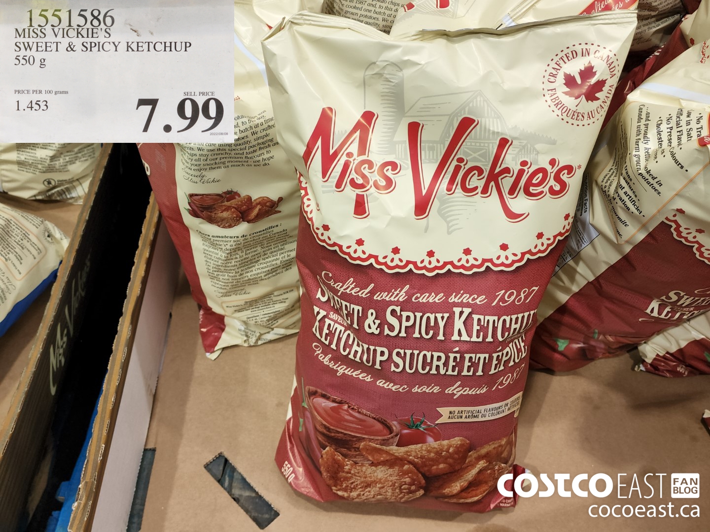 1551586 MISS VICKIE S SWEET SPICY KETCHUP 550 g 7 99 - Costco East Fan Blog