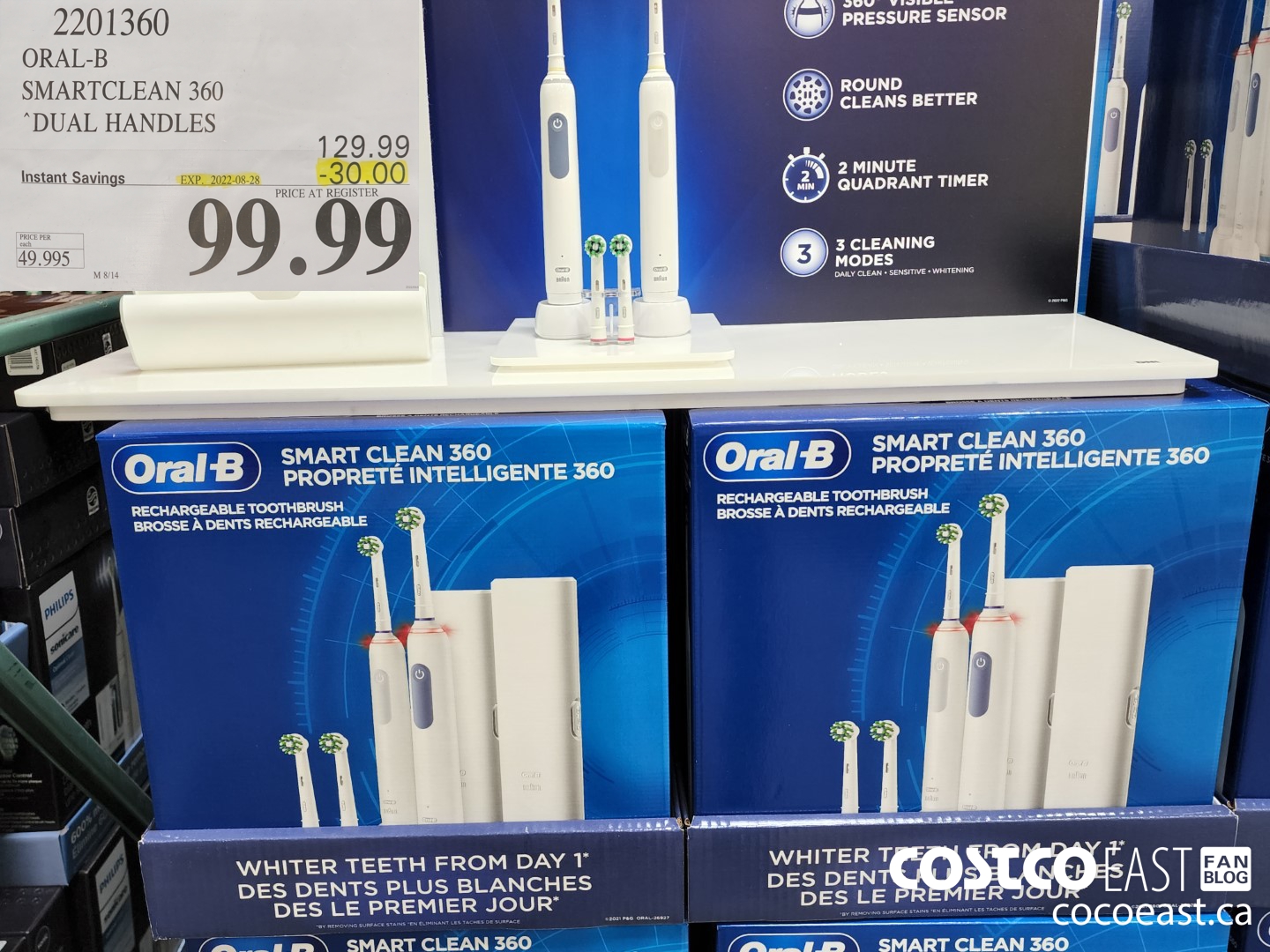 2201360 Oral B Smartclean 360 Dual Handles 30 00 Instant Savings 