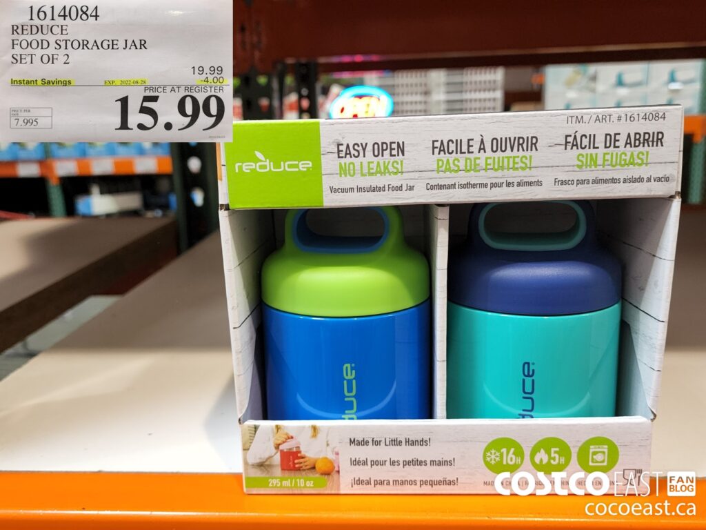 1614084 REDUCE FOOD STORAGE JAR SET OF 2 4 00 INSTANT SAVINGS EXPIRES