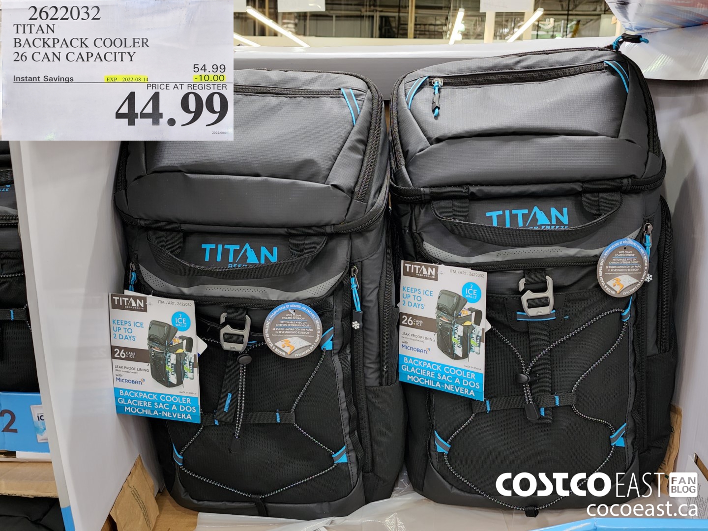Glacière sac à dos backpack titan 15l