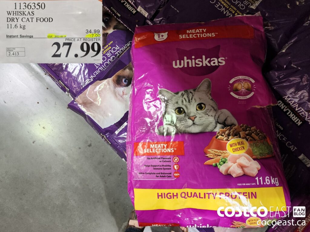 1136350 WHISKAS DRY CAT FOOD 11 6 kg 7 00 INSTANT SAVINGS EXPIRES ON