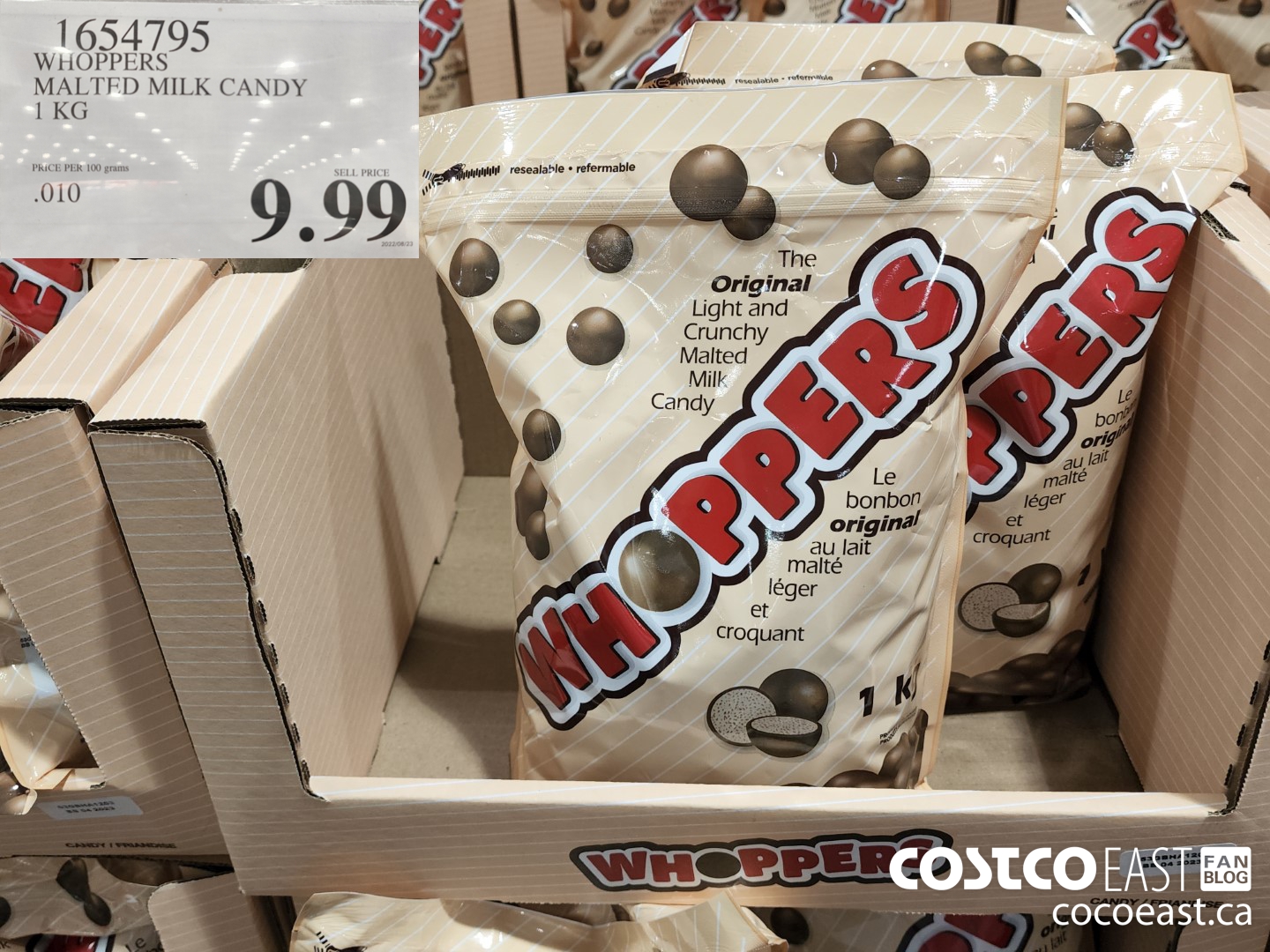1654795 WHOPPERS MALTED MILK CANDY 1 KG 9 99 - Costco East Fan Blog