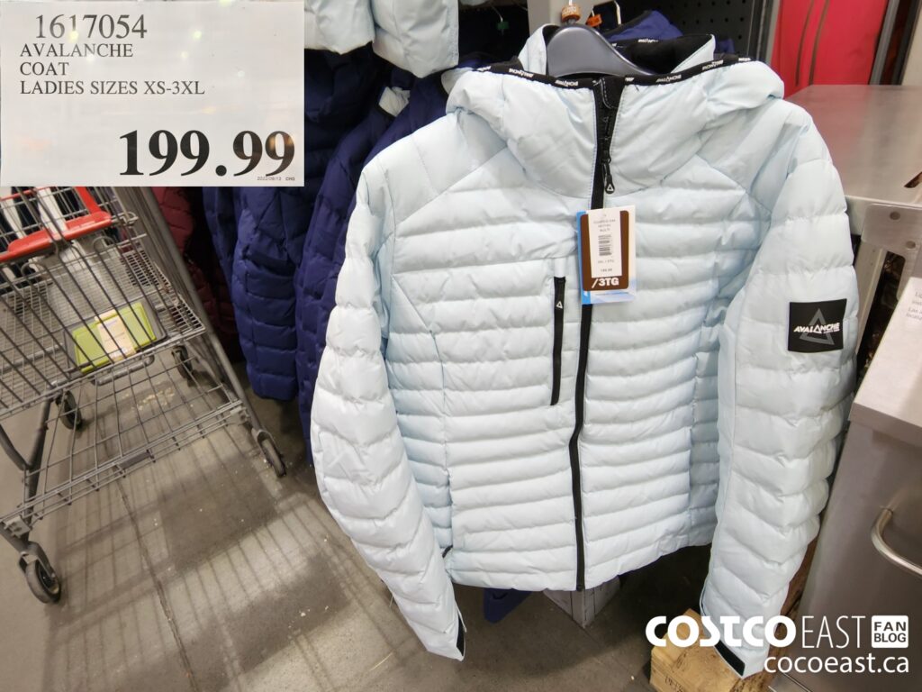 1617054 AVALANCHE COAT LADIES SIZES XS 3XL 199 99 Costco East Fan Blog