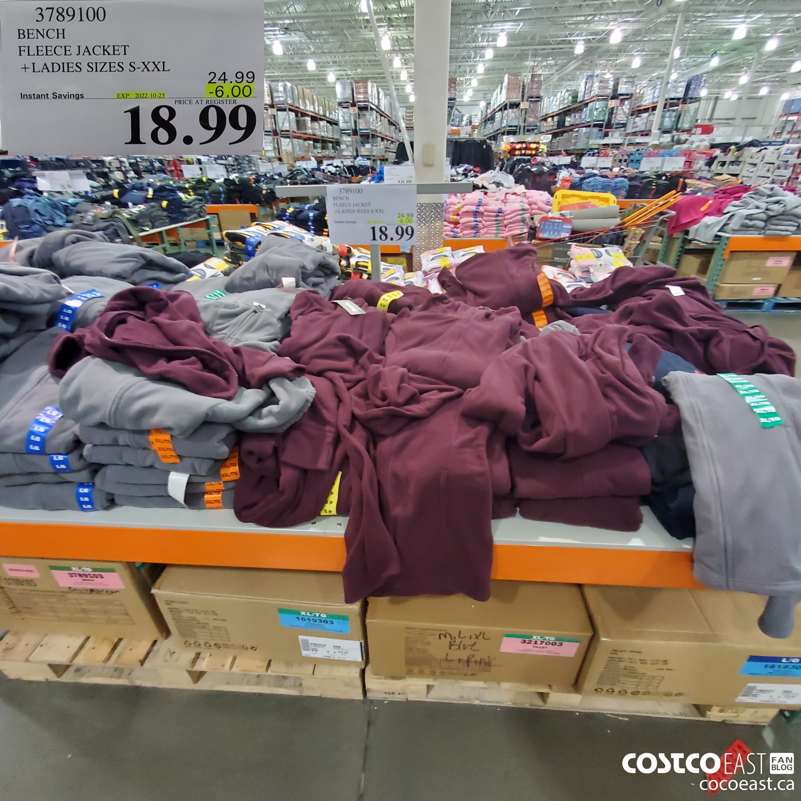 Costco Sale Items Flyer Sales Sept 26th Oct 3rd 2022 Ontario   BENCH FLEECE JACKET  LADIES SIZES SXXL 20220926 61870 Scaled 