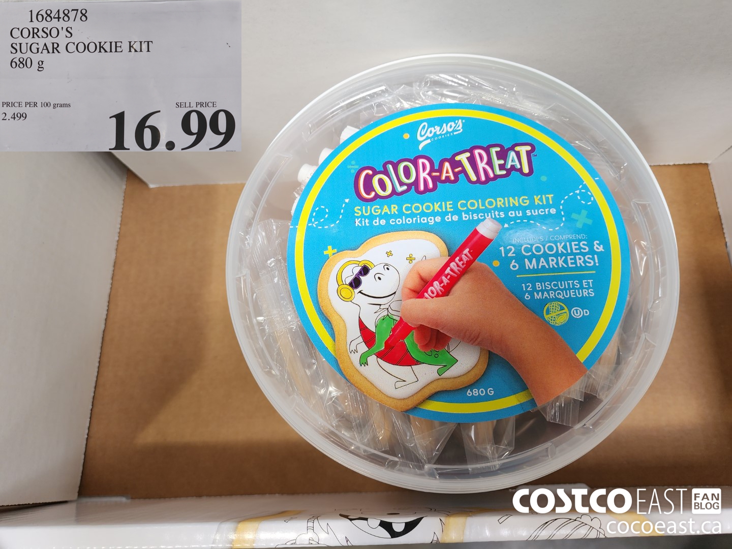 1684878 CORSO S SUGAR COOKIE KIT 680 g 16 99 - Costco East Fan Blog