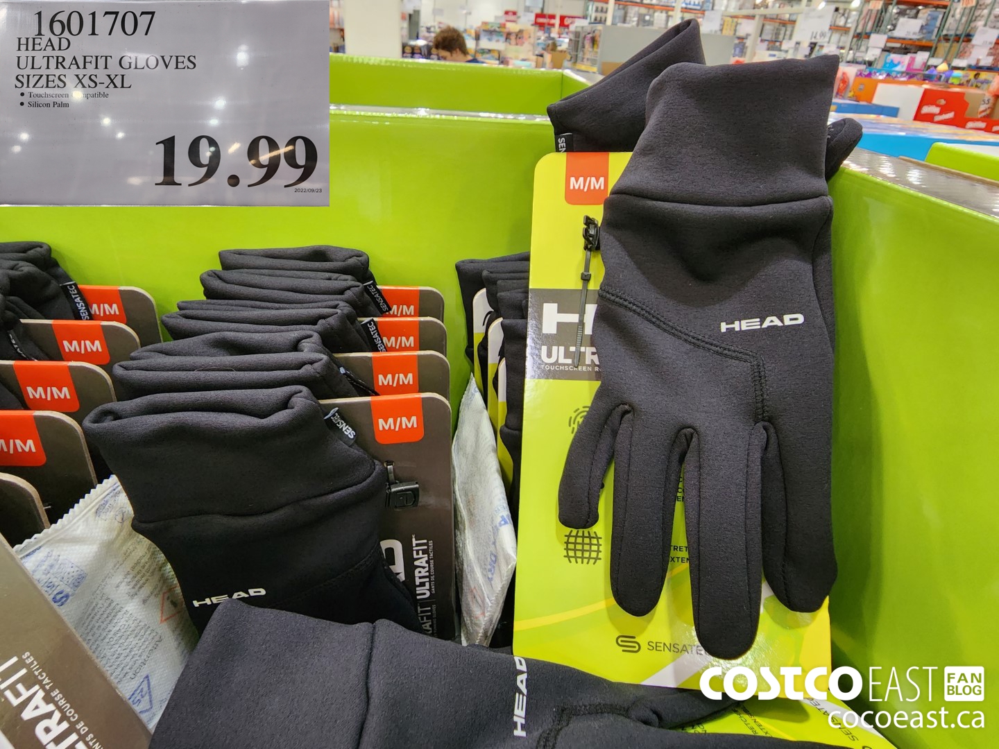 1601707 HEAD ULTRAFIT GLOVES SIZES XS XL 19 99 Costco East Fan Blog