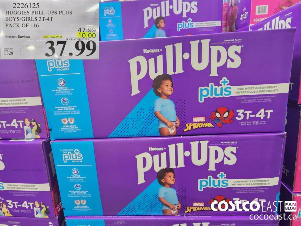 2226125 HUGGIES PULL UPS PLUS BOYS 3T 4T PACK OF 116 10 00 INSTANT