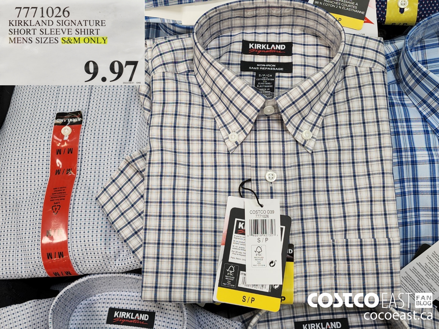 Costco short 2024 sleeve dress shirts