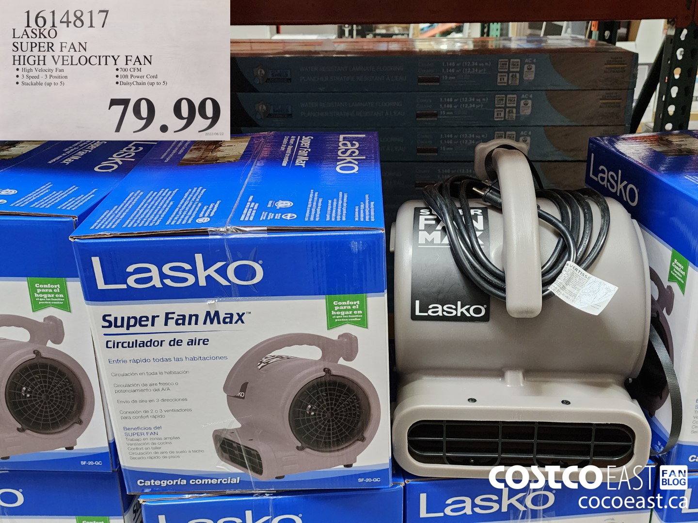 1614817 LASKO SUPER FAN HIGH VELOCITY FAN 79 99 - Costco East Fan Blog