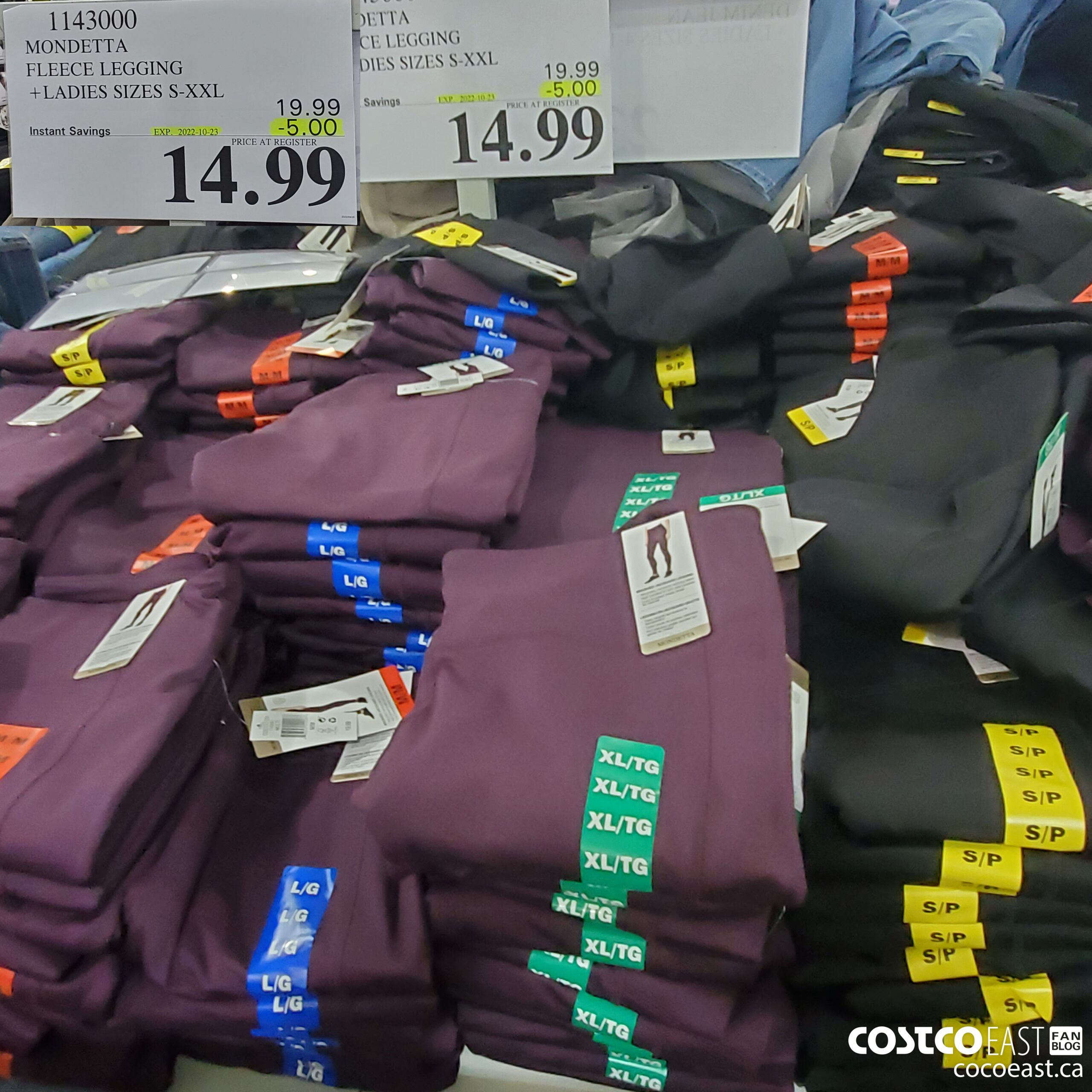 1805050 MONDETTA T SHIRT 2PK LADIES SIZES XS XXL 4 00 INSTANT SAVINGS  EXPIRES ON 2022 05 01 12 99 - Costco East Fan Blog