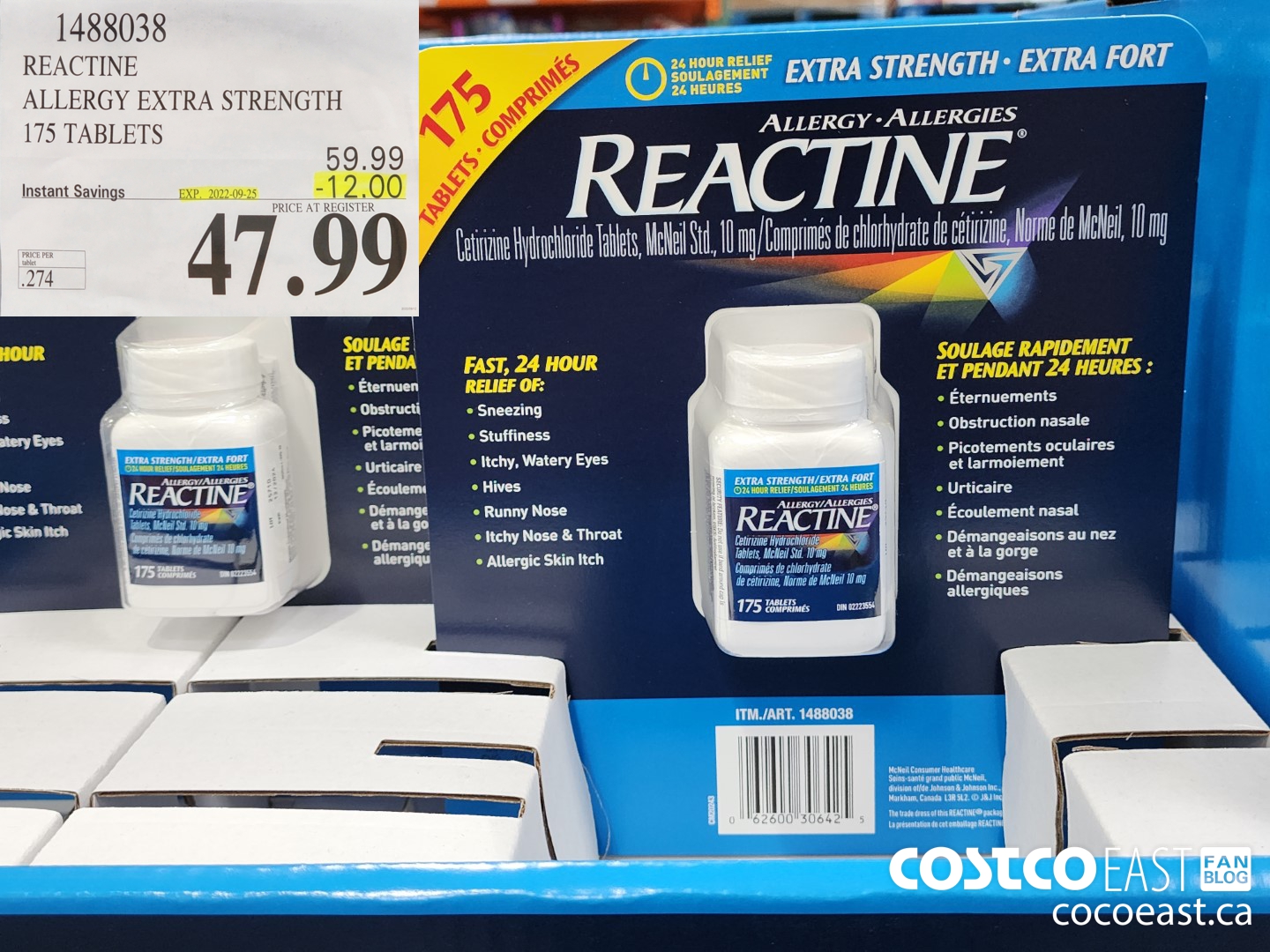 REACTINE® Extra fort