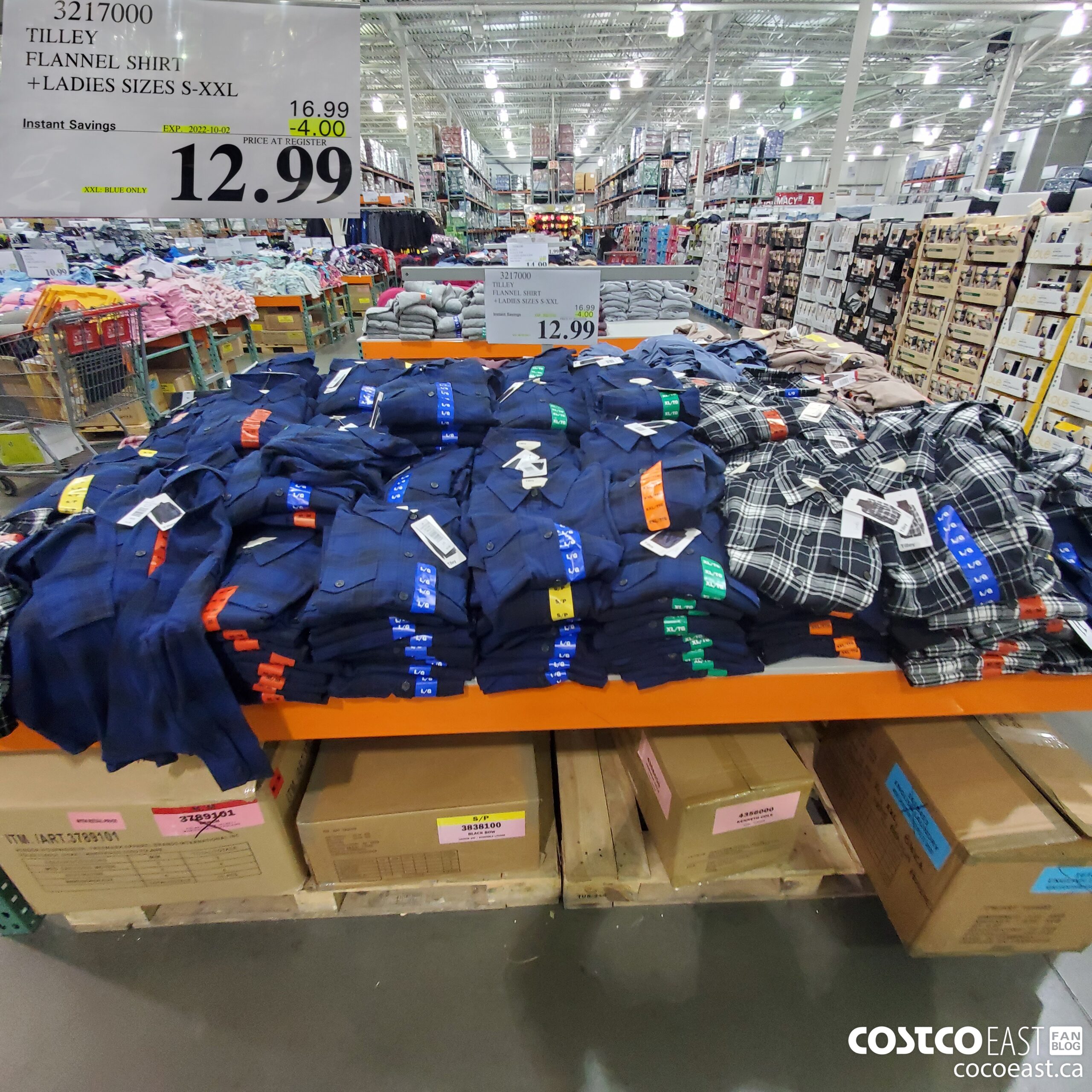 Costco Sale Items Flyer Sales Sept 26th Oct 3rd 2022 Ontario   TILLEY FLANNEL SHIRT LADIES SIZES SXXL 20220926 61869 Scaled 