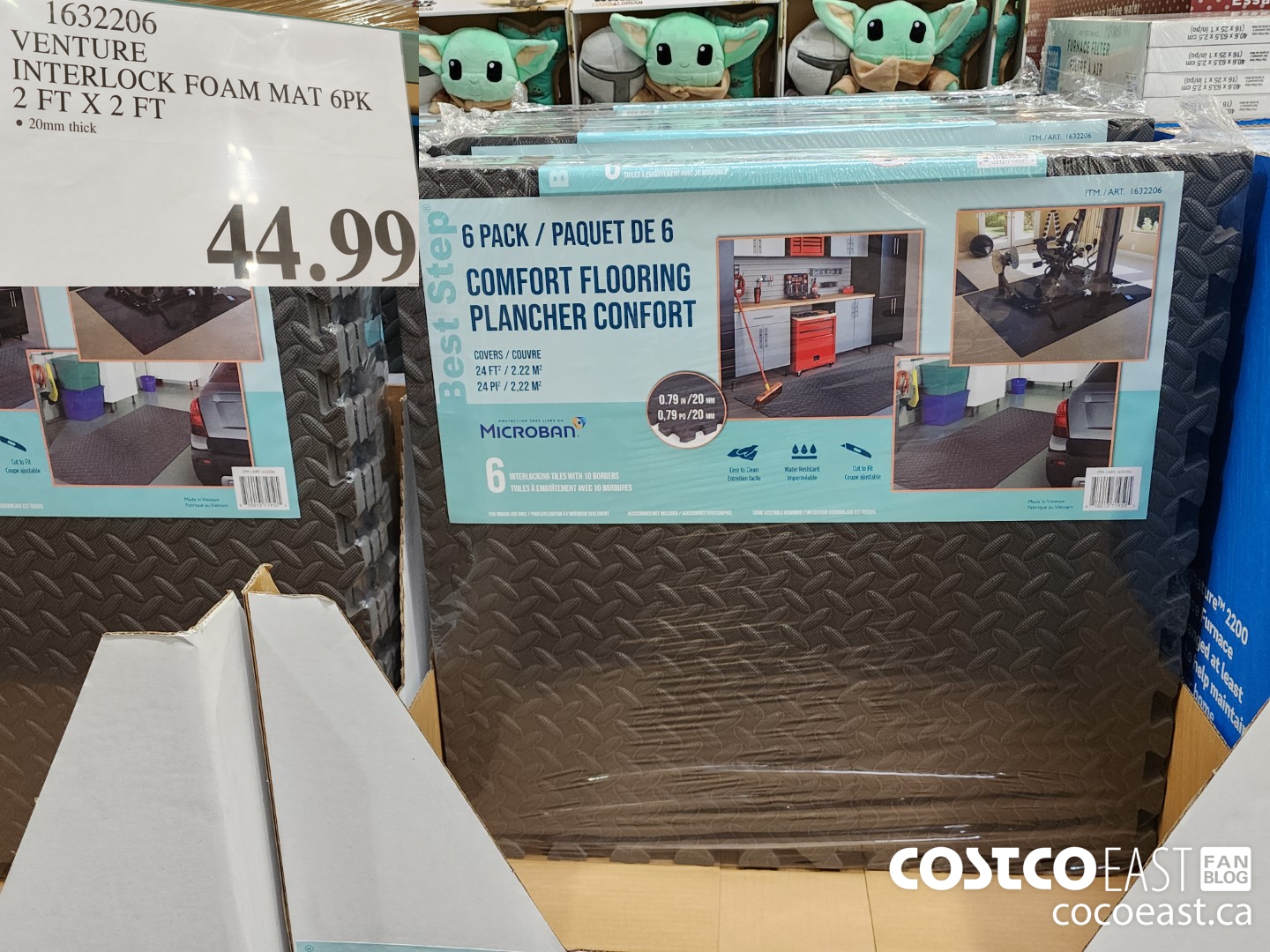 1632206 VENTURE INTERLOCK FOAM MAT 6PK 2 FT X 2 FT 44 99 Costco East
