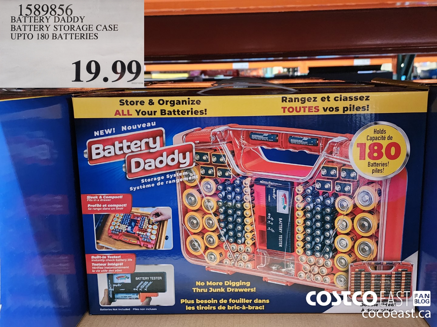 1589856 BATTERY DADDY BATTERY STORAGE CASE UPTO 180 BATTERIES 19 99 -  Costco East Fan Blog