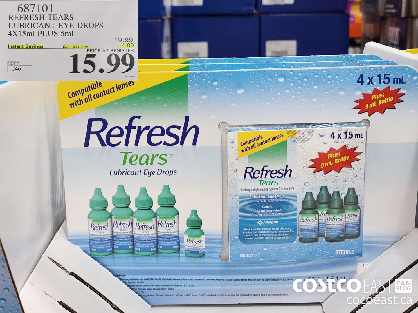 Refresh Tears Lubricant Eye Drops MultiPack, 65 Costco, 43 OFF