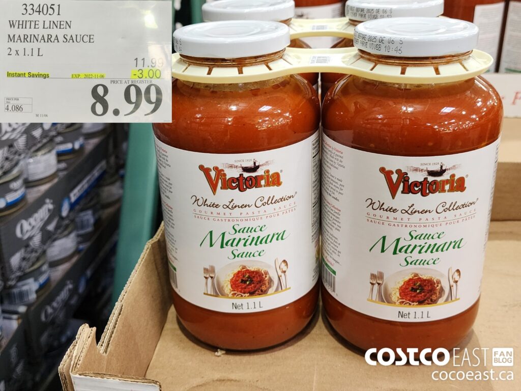 334051 WHITE LINEN MARINARA SAUCE 2 X 1 18L 3 00 INSTANT SAVINGS