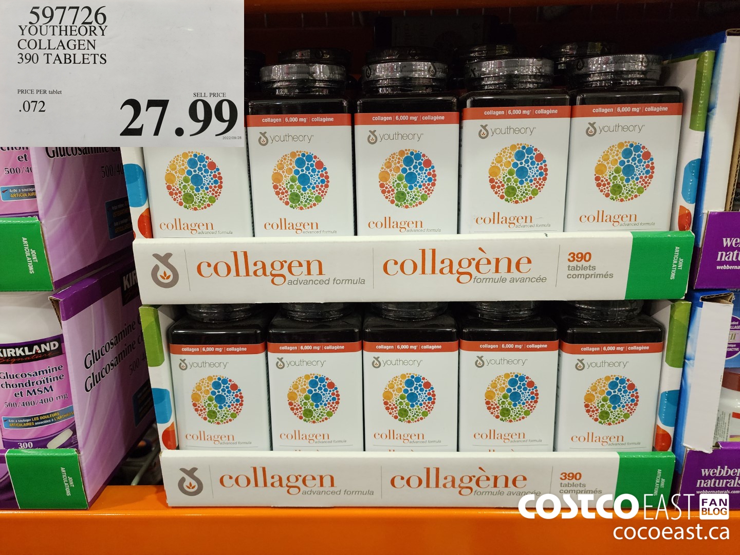 Costco East Vitamins and Minerals Super Post Oct 12th 2022 Ontario