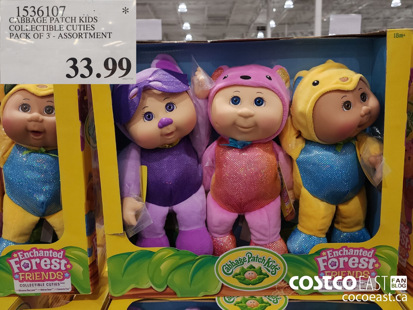 1536107 CABBAGE PATCH KIDS COLLECTIBLE CUTIES PACK OF 3