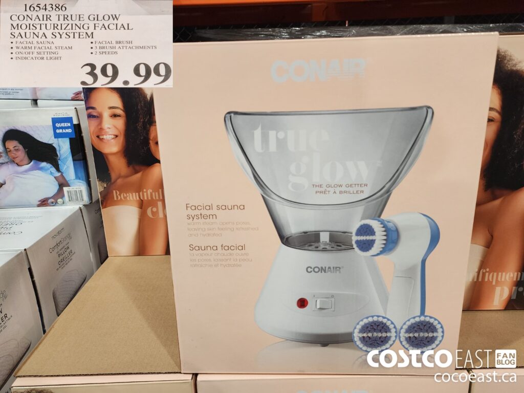1654386 CONAIR TRUE GLOW MOISTURIZING FACIAL SAUNA SYSTEM 39 99