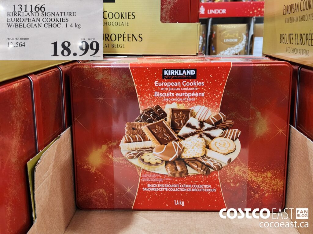 131166 KIRKLAND SIGNATURE EUROPEAN COOKIES W BELGIAN CHOC 1 4 kg 18 99