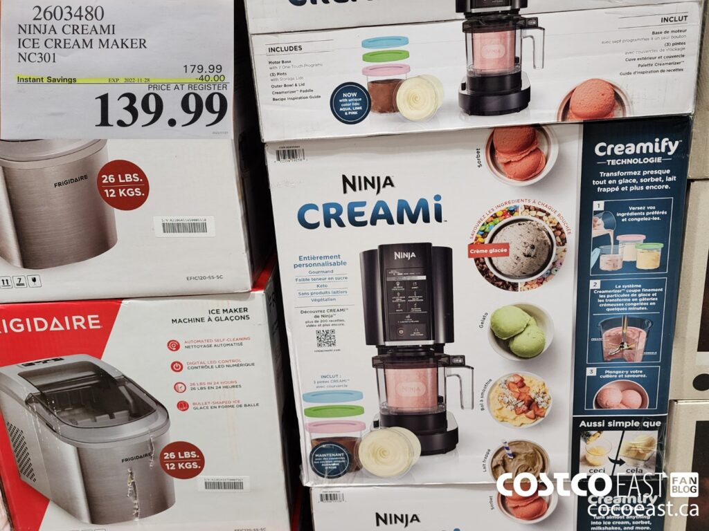 2603480 ninja creami ice cream maker nc301 40 00 instant savings