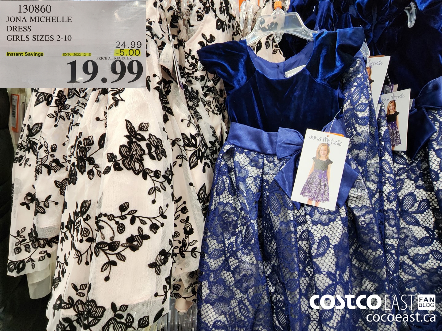 130860 JONA MICHELLE DRESS GIRLS SIZES 2 10 5 00 INSTANT SAVINGS EXPIRES ON  2022 12 18 19 99 - Costco East Fan Blog