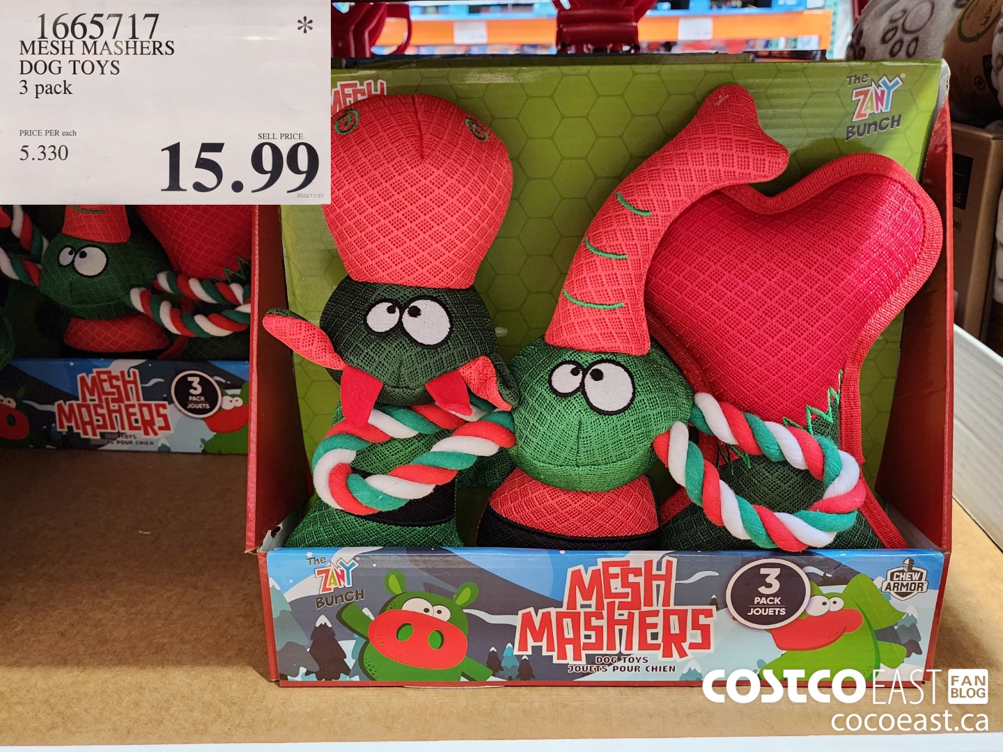 Dragon dog toy clearance 3 pack costco