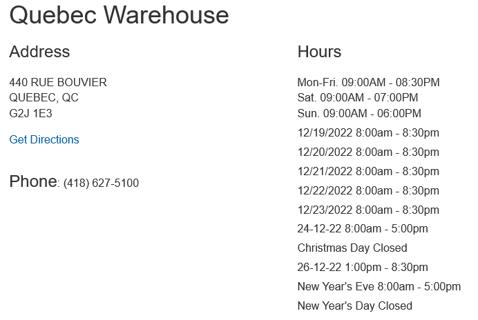 Costco East Warehouse Holiday Hours 2022 Costco East Fan Blog