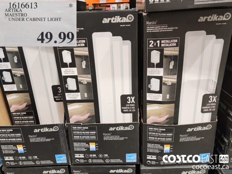 1616613 ARTIKA MAESTRO UNDER CABINET LIGHT 49 99 - Costco East Fan Blog