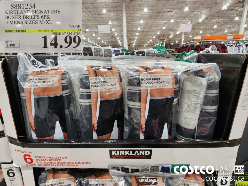 8881234 KIRKLAND SIGNATURE BOXER BRIEFS 6PK MENS SIZES M XL 4 00