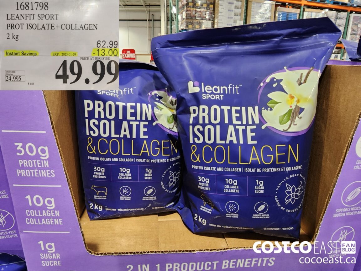 1681798 LEANFIT SPORT PROT ISOLATE COLLAGEN 2 kg 13 00 INSTANT SAVINGS