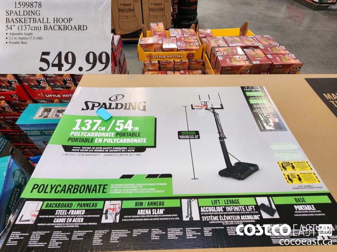 1599878 SPALDING BASKETBALL HOOP 54 137cm BACKBOARD 549 99 Costco
