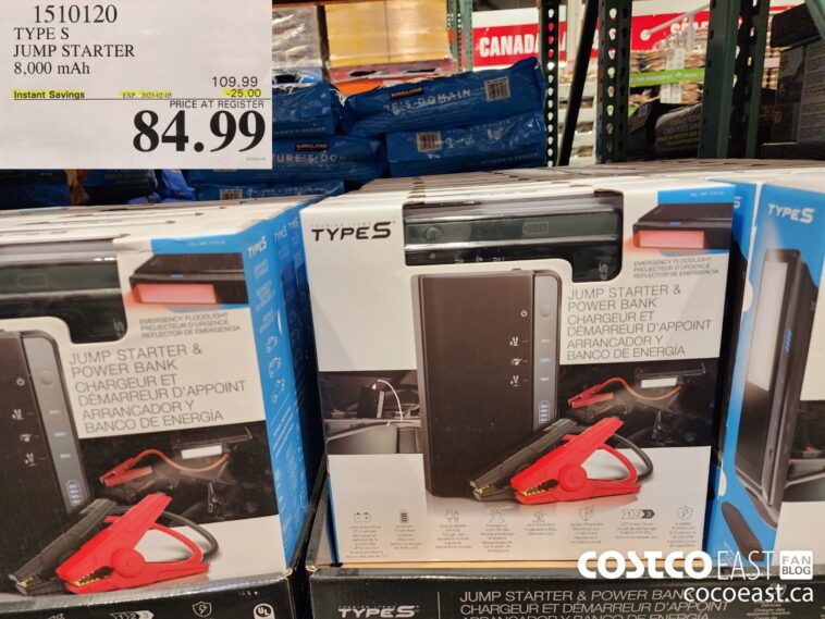 1510120 TYPE S JUMP STARTER 8 000 MAH 25 00 INSTANT SAVINGS EXPIRES ON