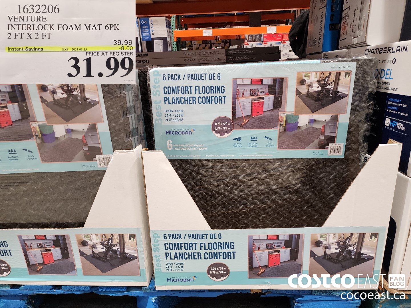 1632206 VENTURE INTERLOCK FOAM MAT 6PK 2 FT X 2 FT 8 00 INSTANT SAVINGS