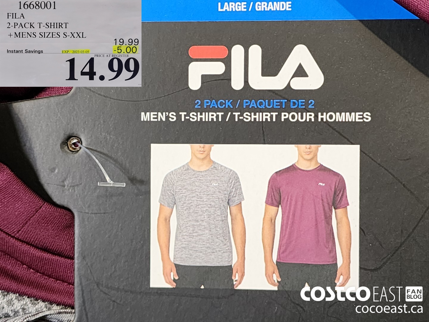 Fila t shirt costco best sale