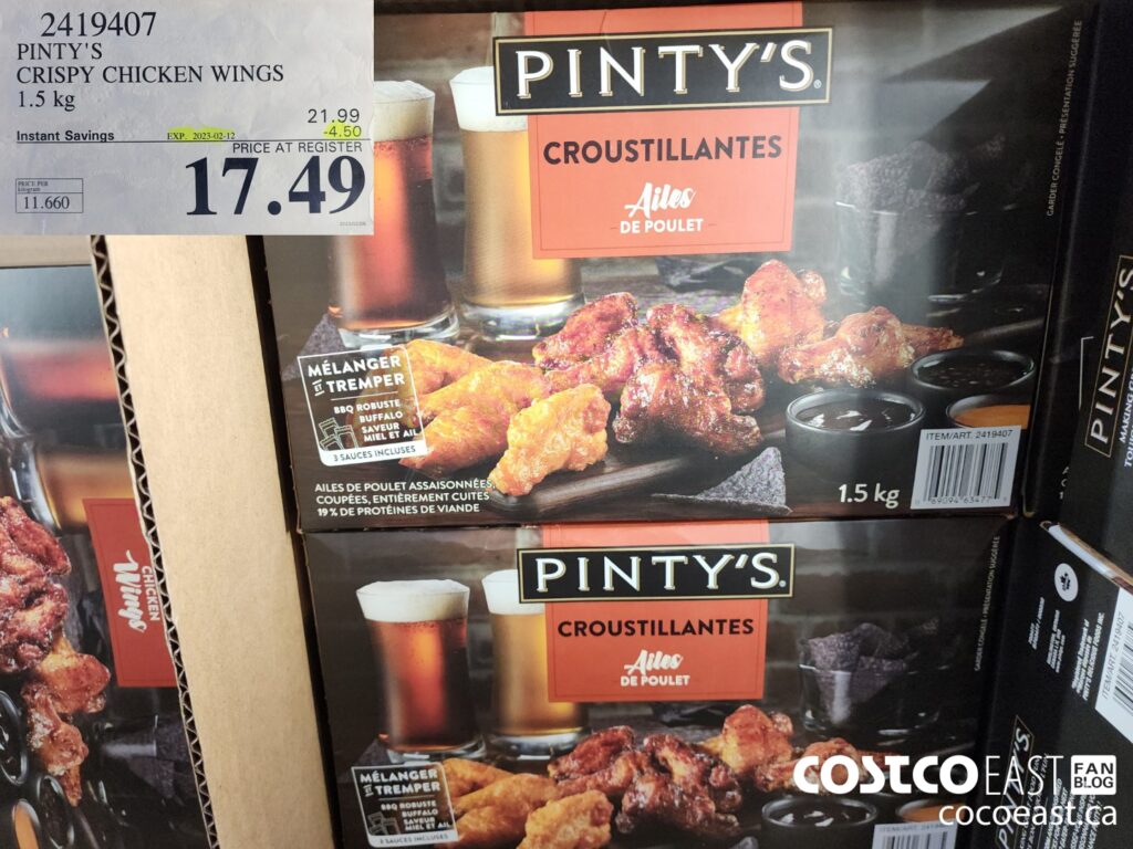 2419407 PINTY S CRISPY CHICKEN WINGS 1 5 kg 4 50 INSTANT SAVINGS