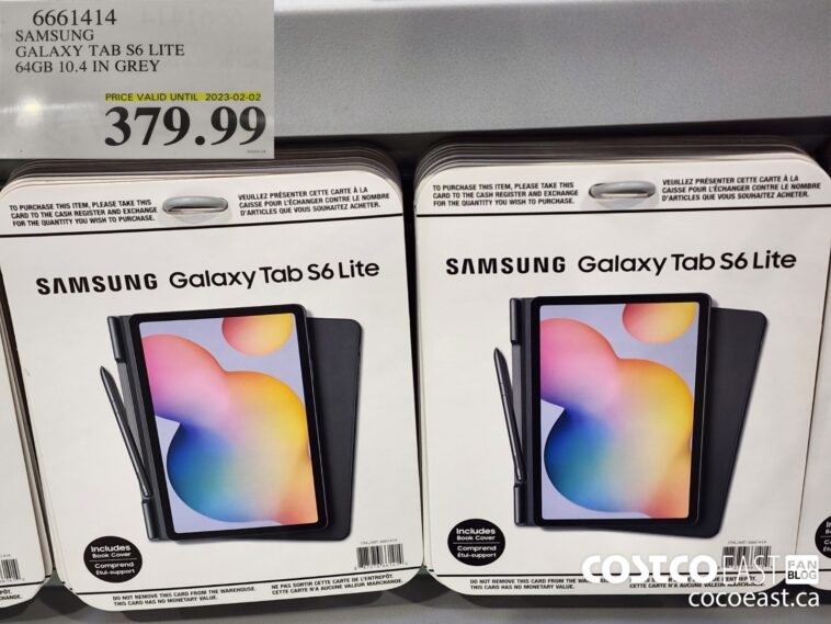 6661414 SAMSUNG GALAXY TAB S6 LITE 64GB 10 4 IN GREY 379 99 Costco