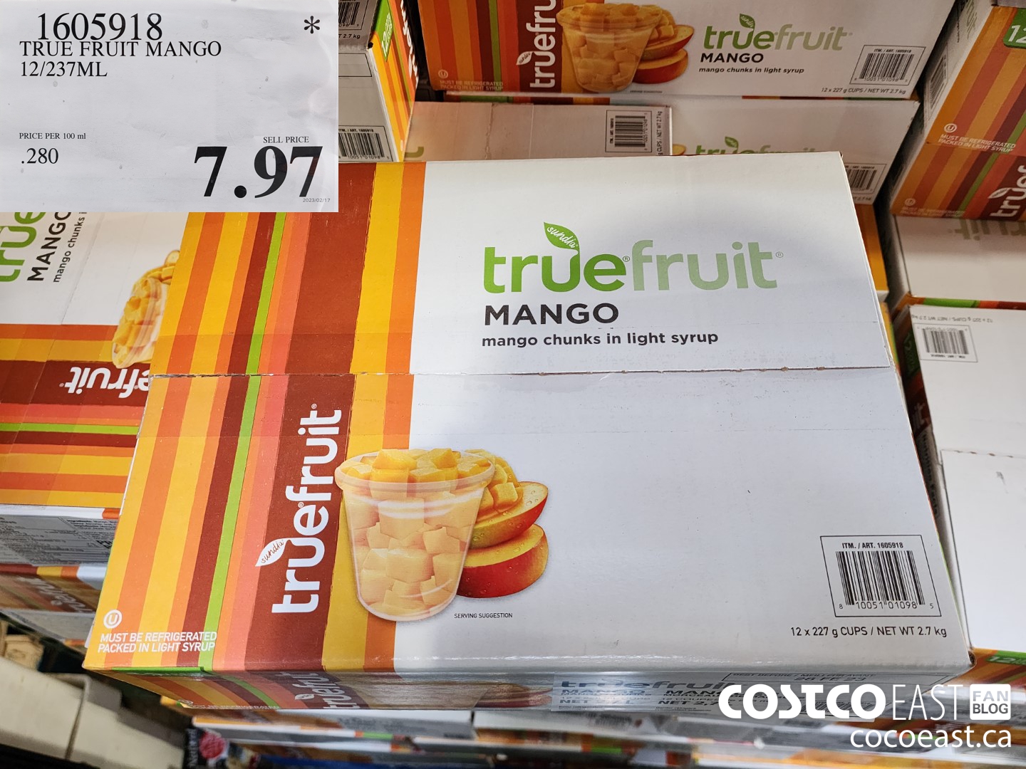 1605918 TRUE FRUIT MANGO 12 237ML 7 97 - Costco East Fan Blog