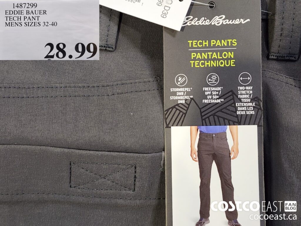 1487299 EDDIE BAUER TECH PANT MENS SIZES 32 40 28 99 - Costco East Fan Blog