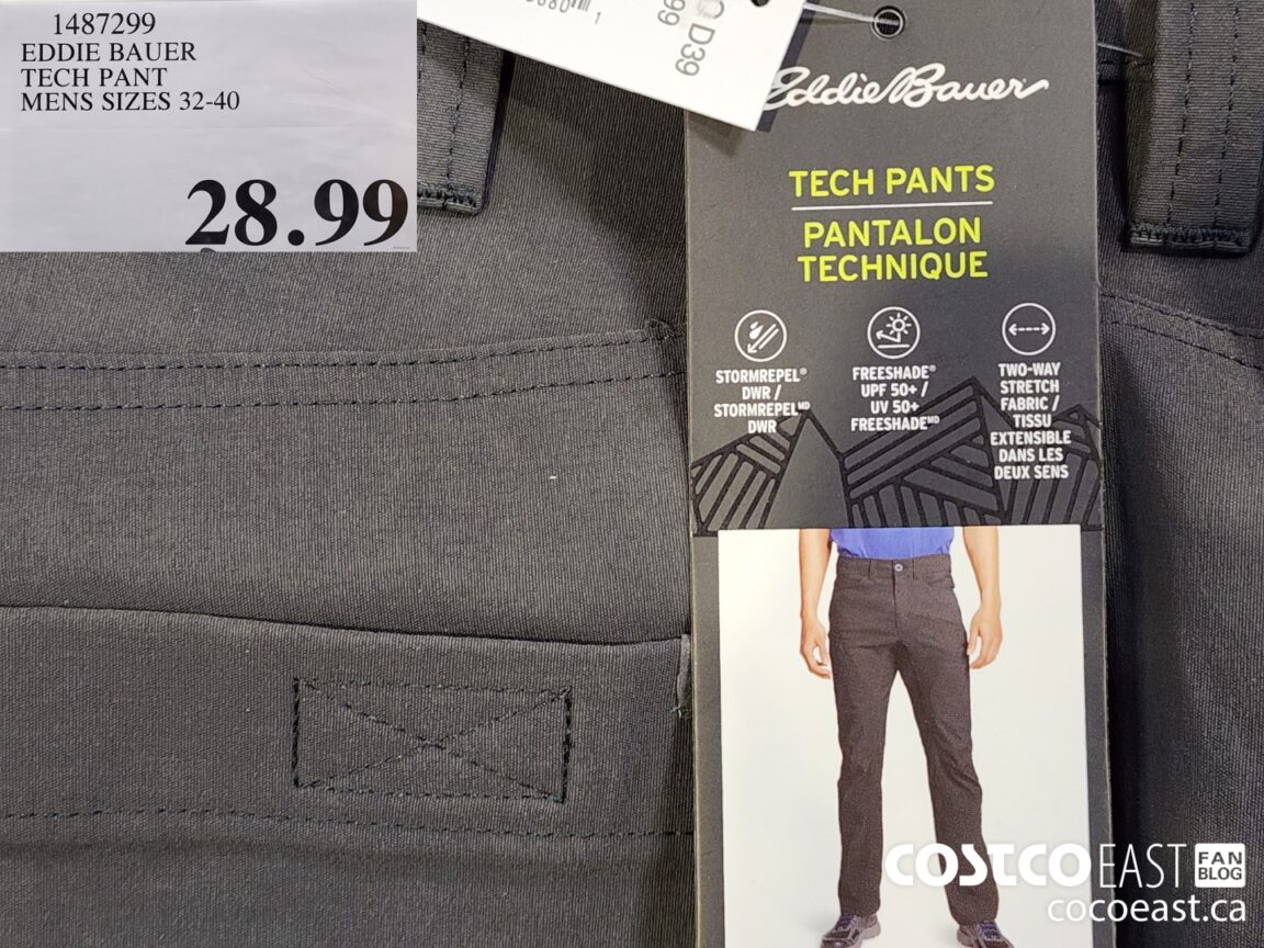 1487299 EDDIE BAUER TECH PANT MENS SIZES 32 40 28 99 Costco East Fan Blog