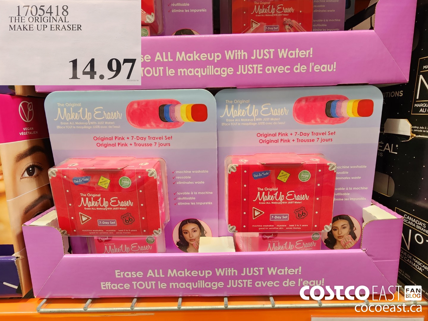 1705418 THE ORIGINAL MAKE UP ERASER 14 97 Costco East Fan Blog