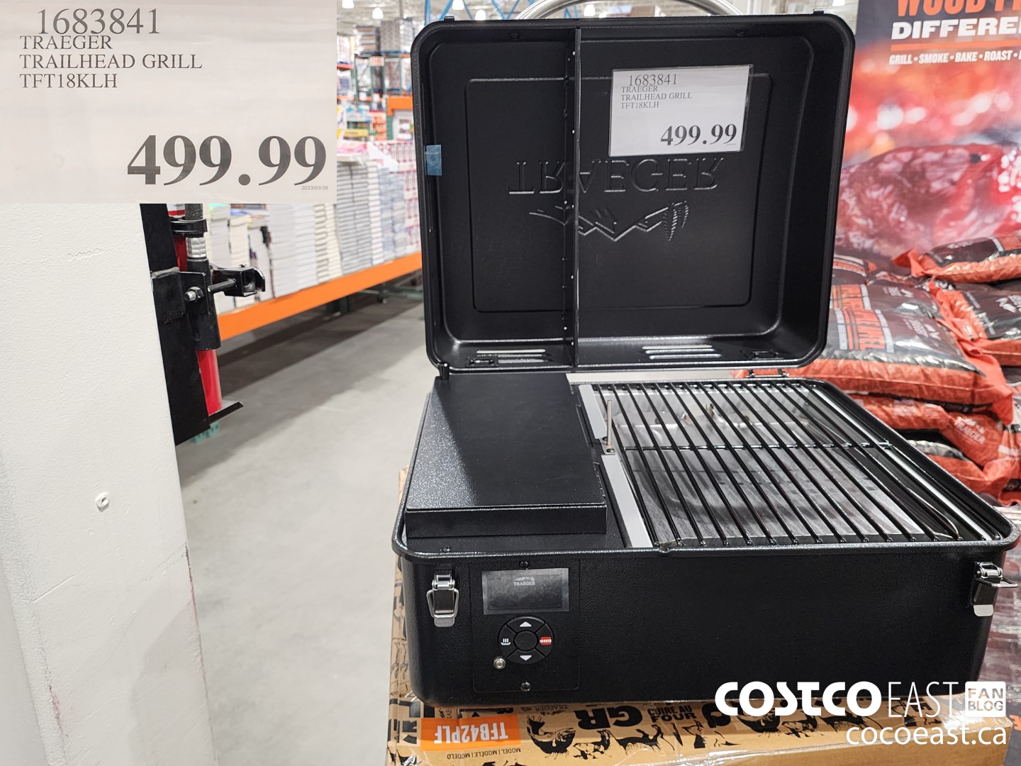 1683841 TRAEGER TRAILHEAD GRILL TFT18KLH 499 99 - Costco