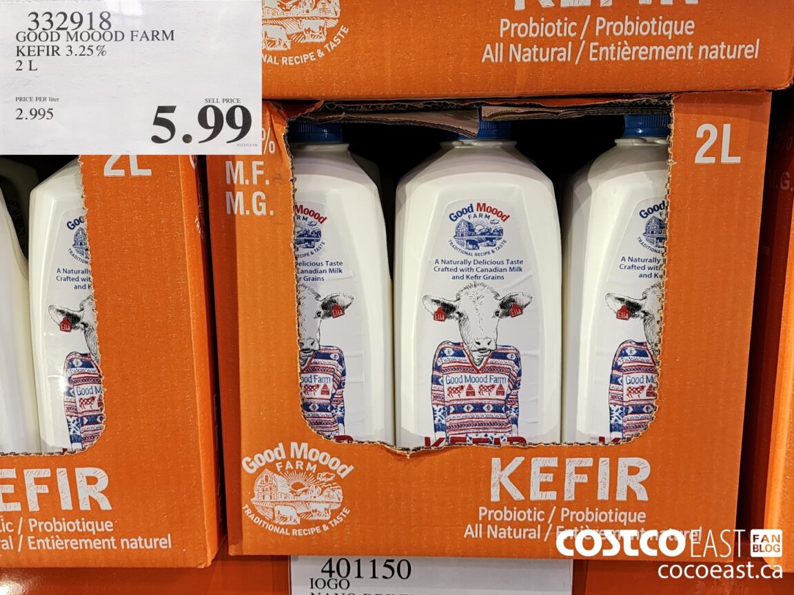 332918 GOOD MOOOD FARM KEFIR 3 25 2 L 5 99 Costco East Fan Blog