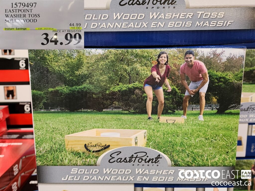 1579497 EASTPOINT WASHER TOSS SOLID WOOD 10 00 INSTANT SAVINGS EXPIRES