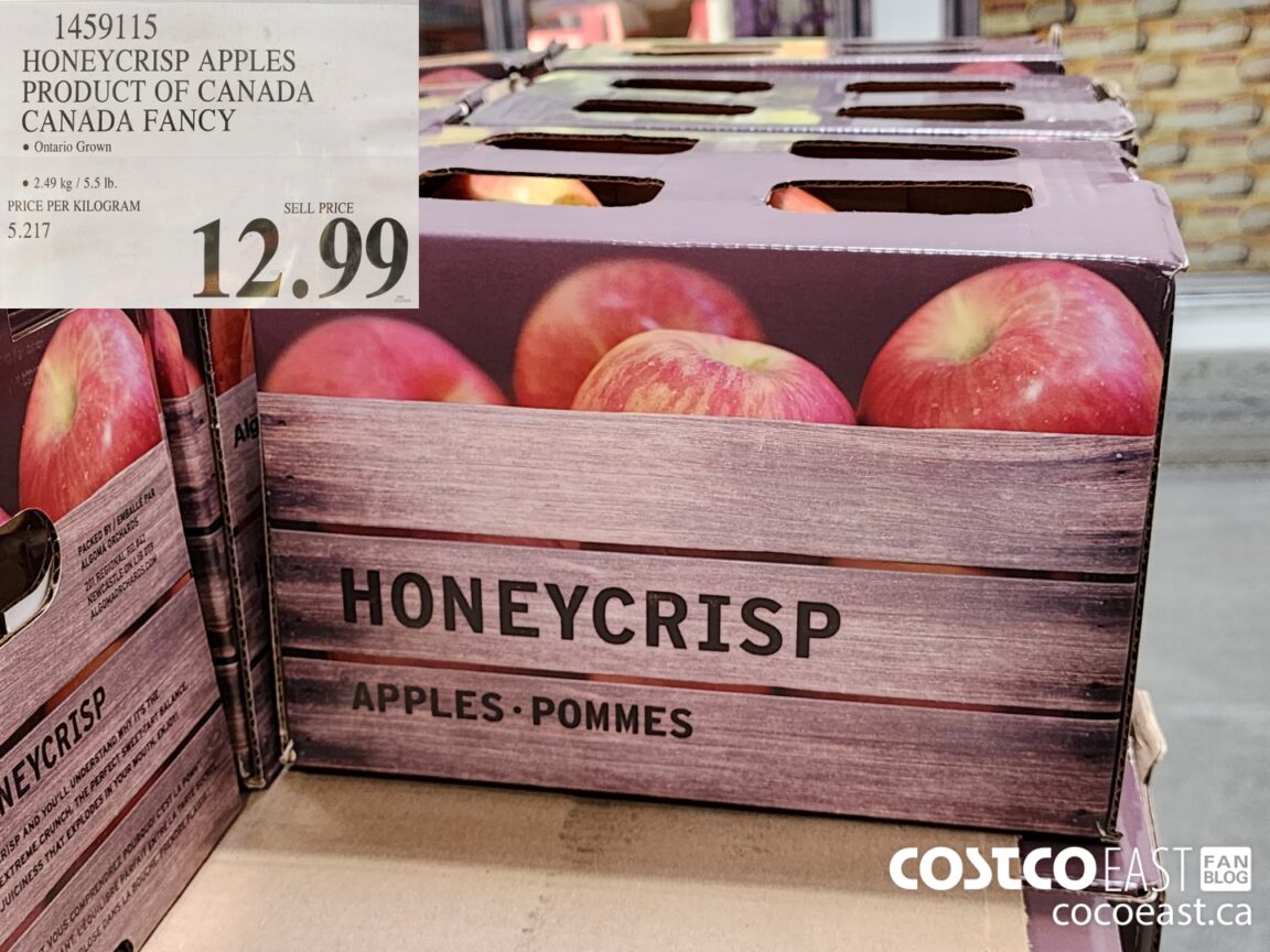 1459115 HONEYCRISP APPLES PRODUCT OF CANADA CANADA FANCY 12 99 Costco