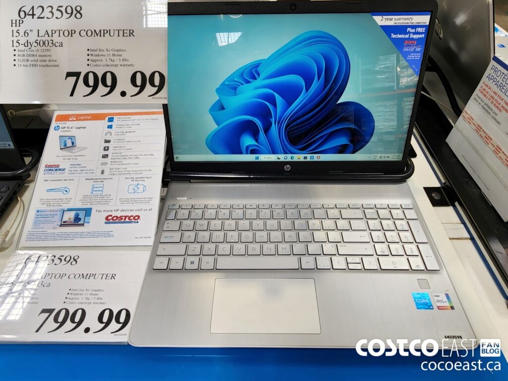 6423598 HP 15 6 LAPTOP COMPUTER 15 dy5033ca 799 99 Costco East Fan Blog