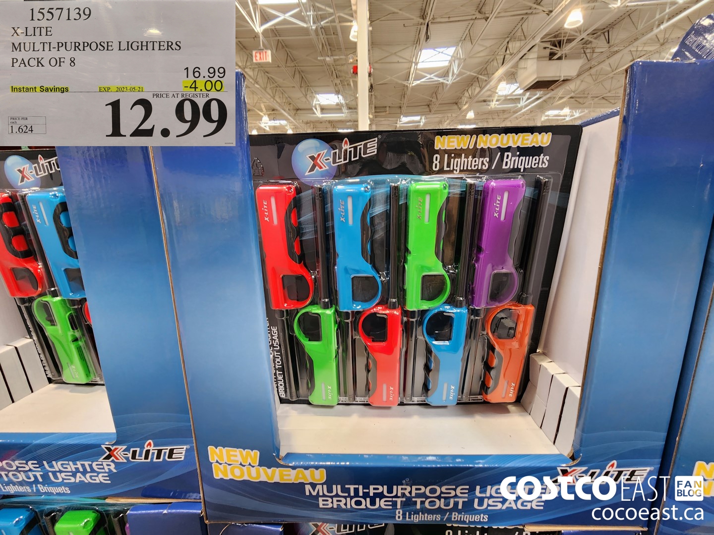 1557139 X LITE MULTI PURPOSE LIGHTERS PACK OF 8 4 00 INSTANT SAVINGS