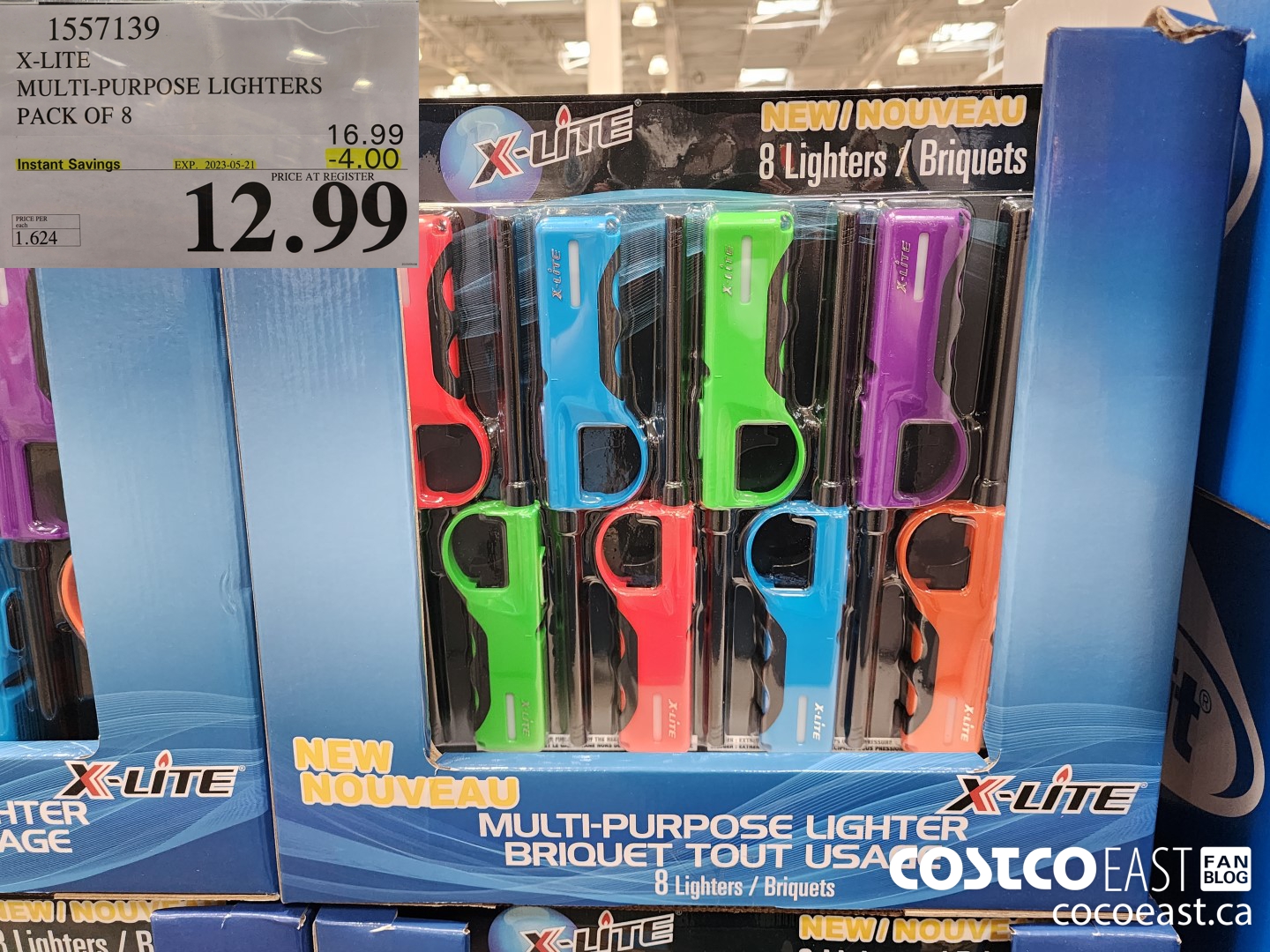 1557139 X LITE MULTI PURPOSE LIGHTERS PACK OF 8 4 00 INSTANT SAVINGS