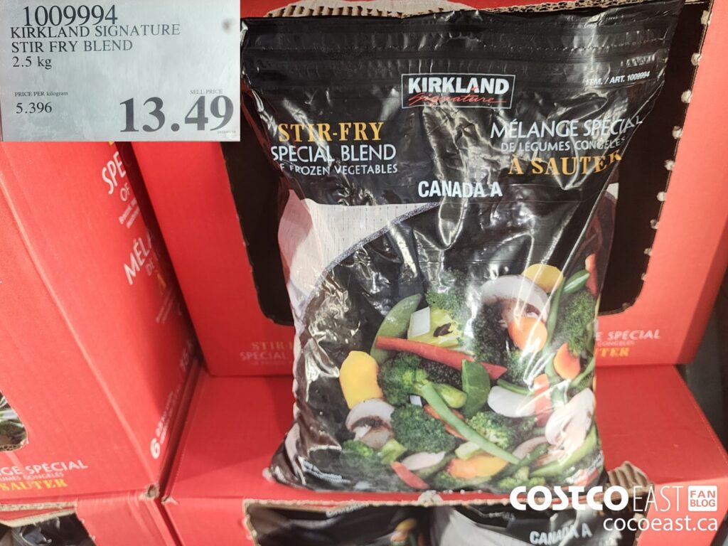 1009994 KIRKLAND SIGNATURE STIR FRY BLEND 2 5 kg 13 49 - Costco East